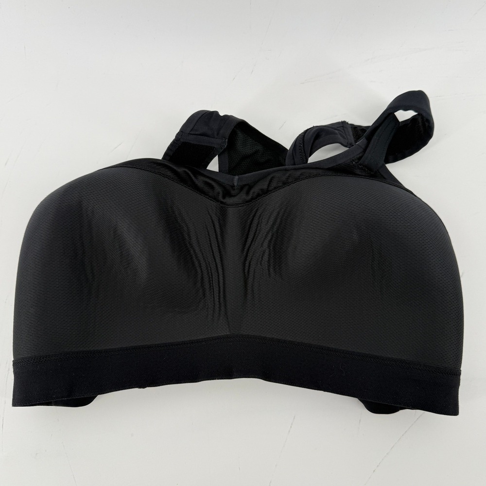 Moving Comfort Juno Racerback Sports Bra Black 34DD Hook & Loop Straps 350025 - Picture 3 of 7